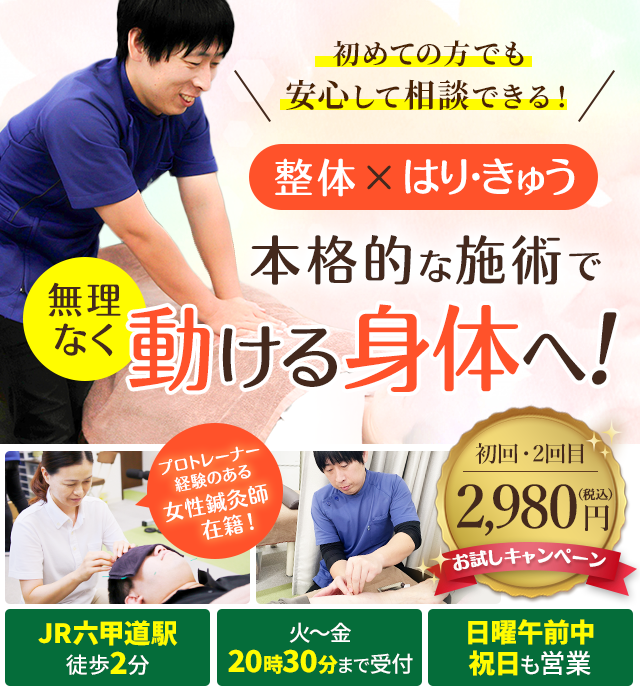 スポーツ障害・外傷 | 六甲道 おちあい鍼灸整骨院